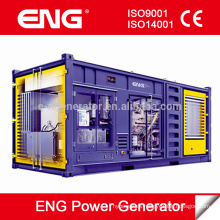 Generador de energía de 1250 kva en contenedor silencioso hecho